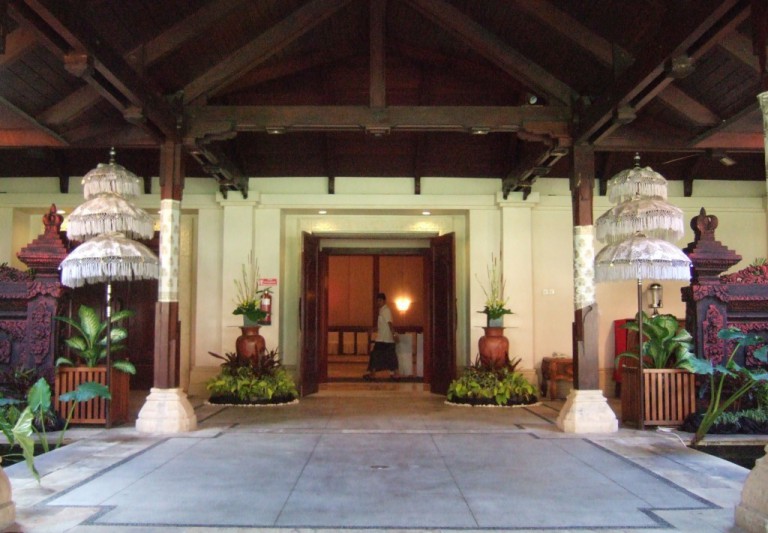 That evening we moved our sessions into the large ballroom. Here is the stately entrance.
