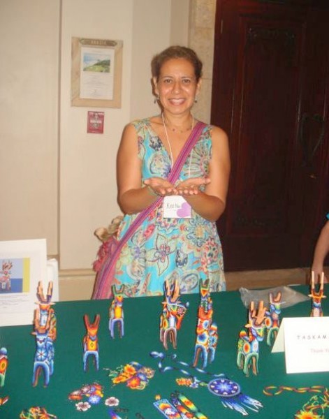 Keenuane brought Kayumaris to sell from the Huichols in Mexico, and sold out in five minutes .