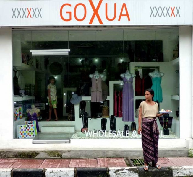 Bali hat sogar einen speziellen Laden, der das GO! und das XUA miteinander kombiniert