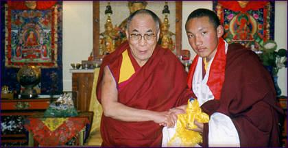 H.H. the 14th Dalai Lama and H.H. the 17 Karmapa