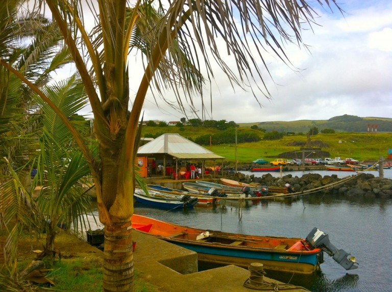Hanga Roa es la única ciudad en la Isla de Rapa Nui