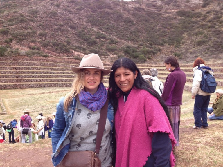 Adriana of Slovakia with Aliz of Peru