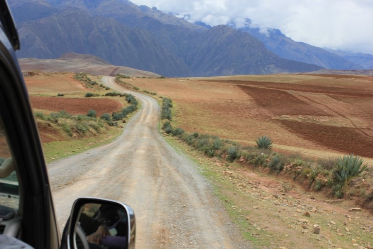 The expansive landscape near Maras.